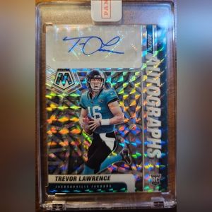 TREVOR LAWRENCE NFL SIGNED FOOTBALL CARD